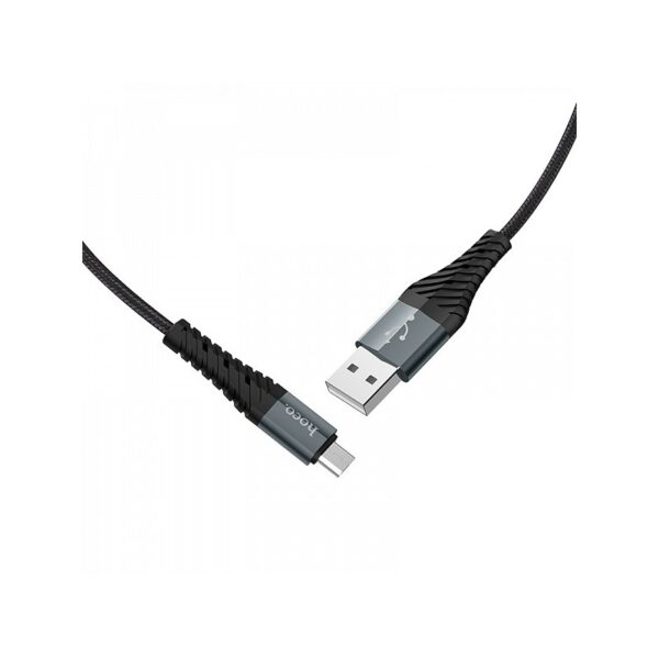 HOCO X38 Черный кабель USB 2.4A (microUSB) 1м