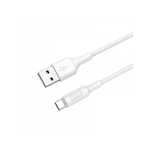 HOCO X25 Белый кабель USB 2A (TYPE C) 1м