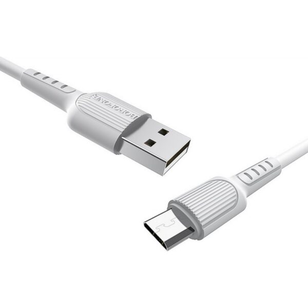 Кабель USB Borofone BX16 Easy Micro 1000mm (white)