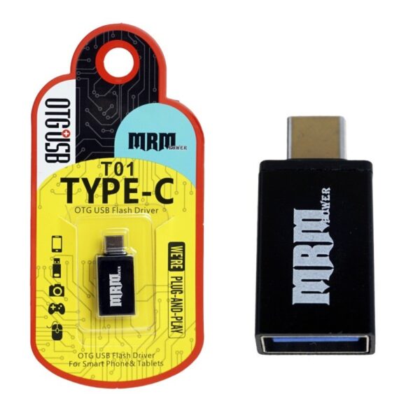 OTG переходник MRM T01 Type-C на USB Metal (в блистере)