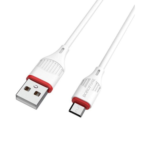 Кабель USB Borofone BX17 Enjoy Micro 1000mm (white)