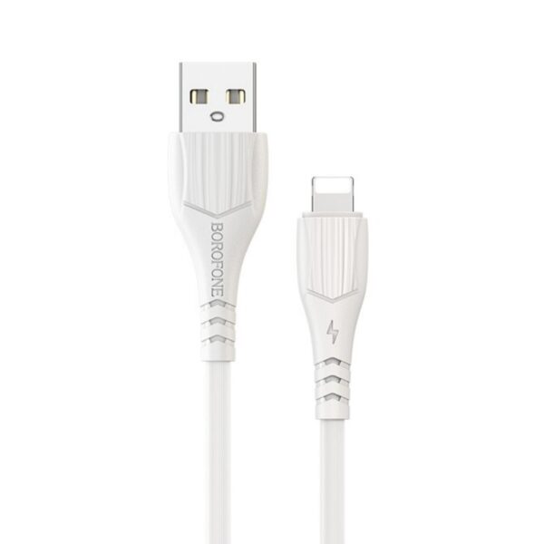 Кабель USB Borofone BX37 Wieldy for Lightning (white)