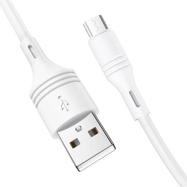 Кабель USB Borofone BX43 CoolJoy Micro (White)